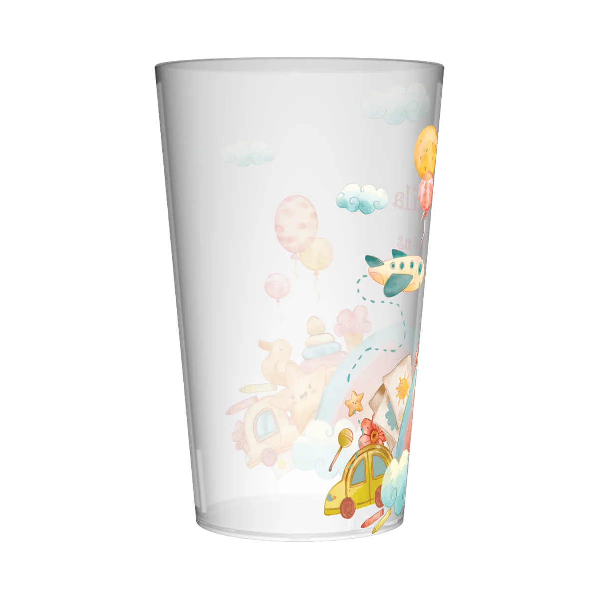 Gobelet personnalisé Anniversaire Arc en Ciel & Nuage - Image 3