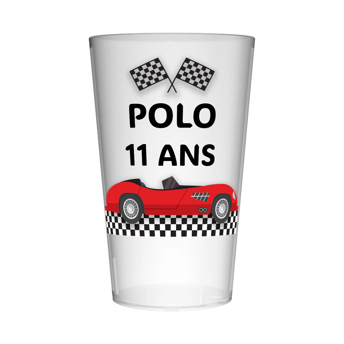 Gobelet personnalisé Anniversaire Automobile