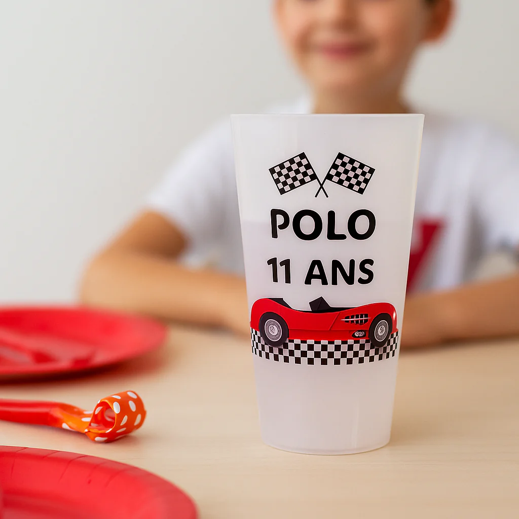 Gobelet personnalisé Anniversaire Automobile - Image 2