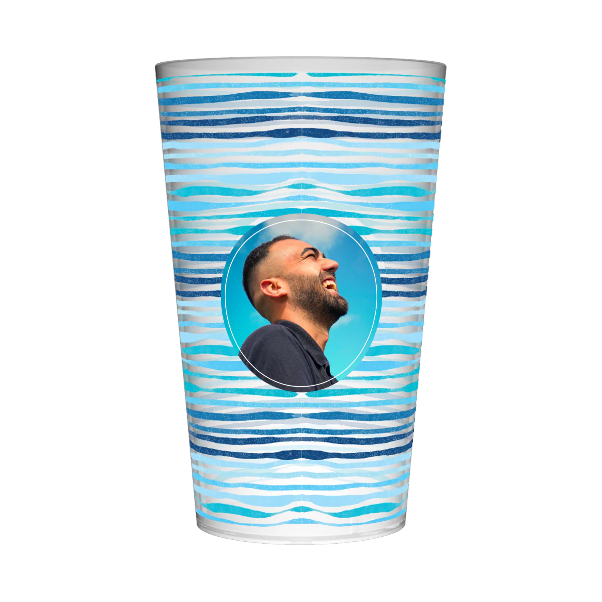 Gobelet personnalisé Anniversaire Bleu