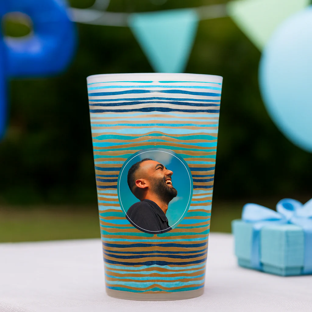 Gobelet personnalisé Anniversaire Bleu - Image 2