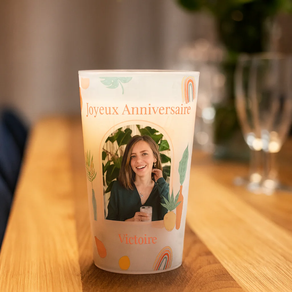 Gobelet personnalisé Anniversaire Chic - Image 2