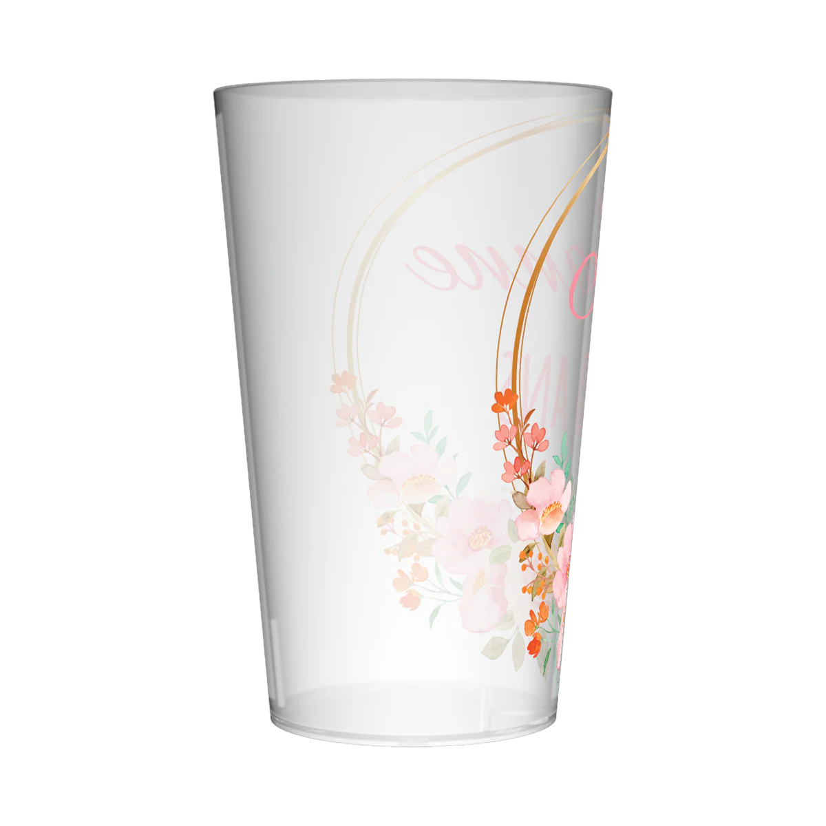 Gobelet personnalisé Anniversaire Couronne Fleur - Image 3