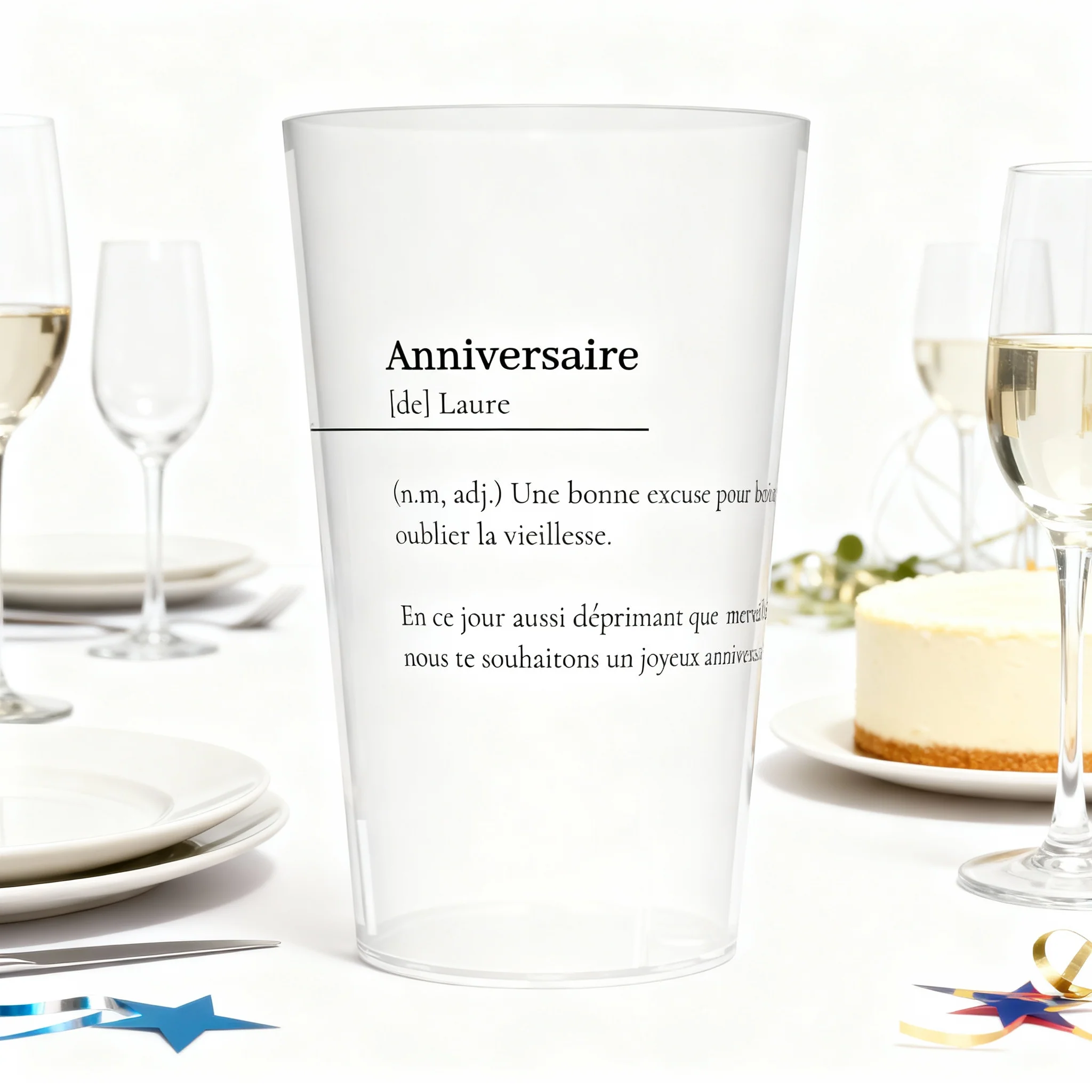Gobelet personnalisé Anniversaire Définition - Image 2