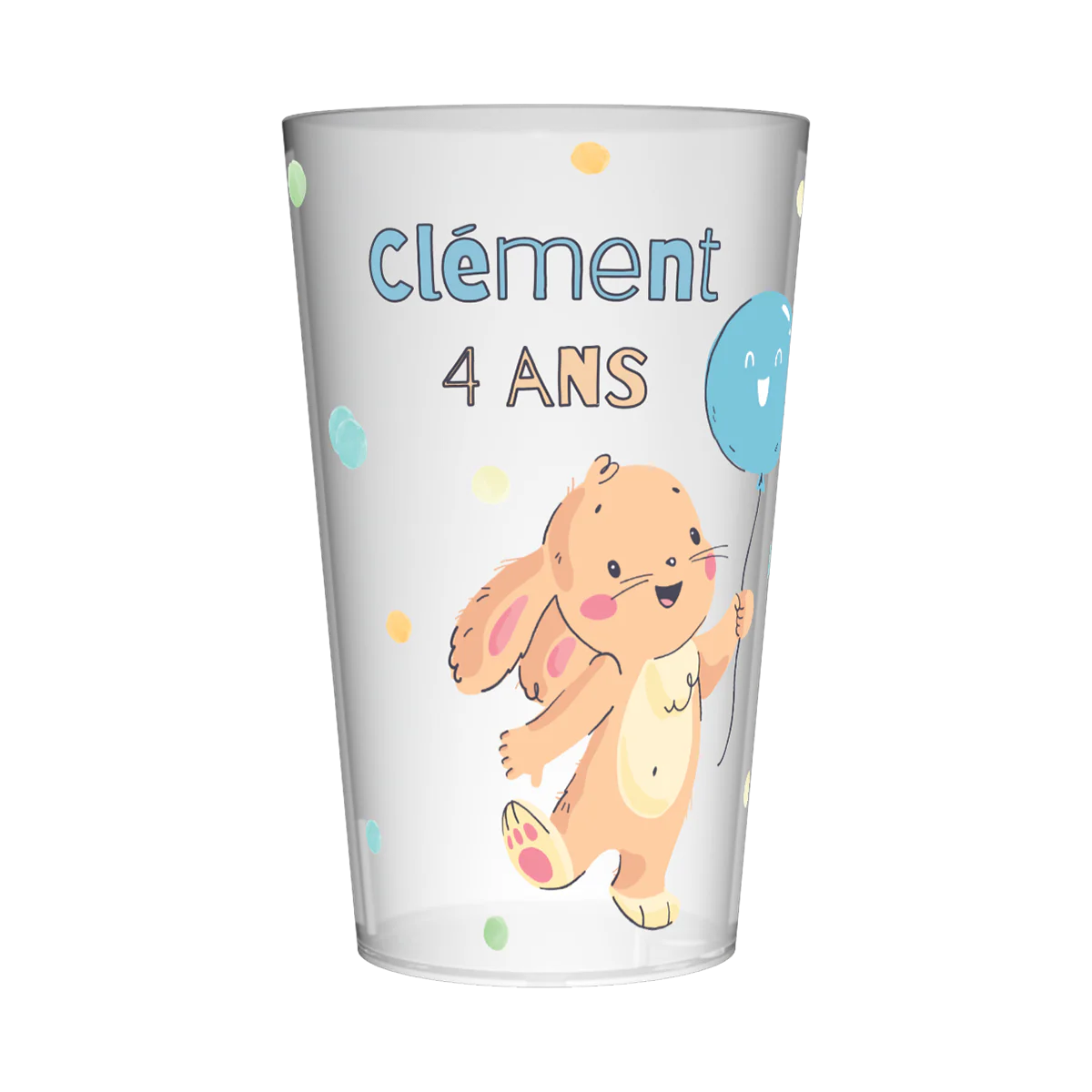 Gobelet personnalisé Anniversaire Lapin