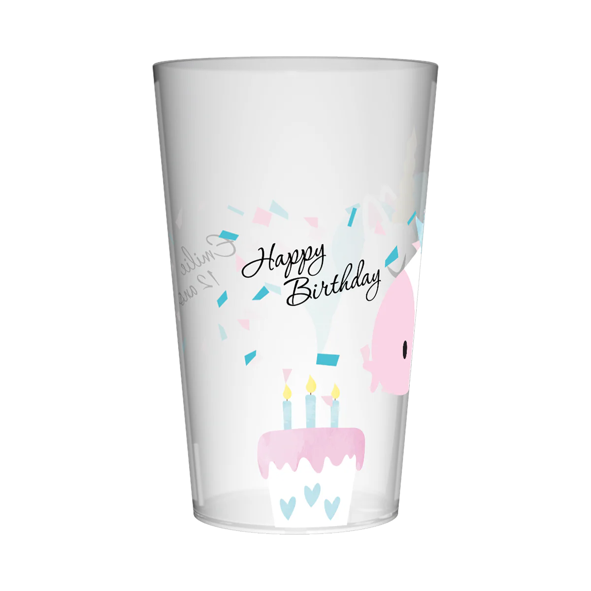 Gobelet personnalisé Anniversaire Licorne