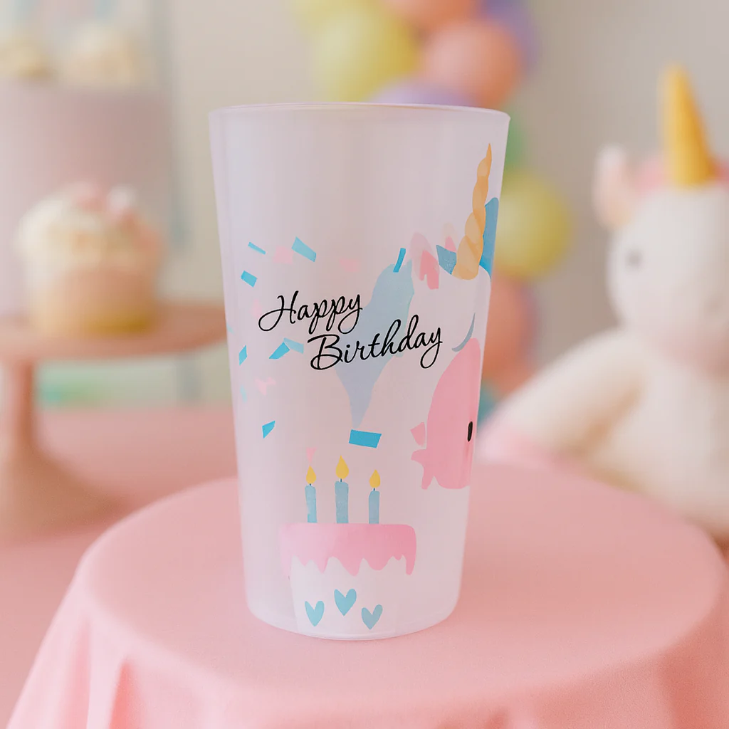 Gobelet personnalisé Anniversaire Licorne - Image 2