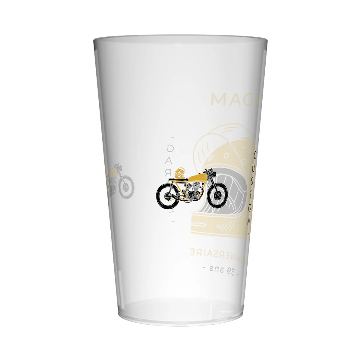 Gobelet personnalisé Anniversaire Motard - Image 3