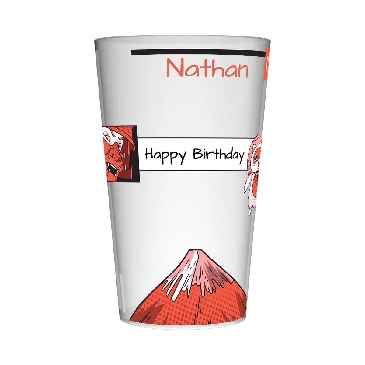 Gobelet personnalisé Anniversaire Volcan