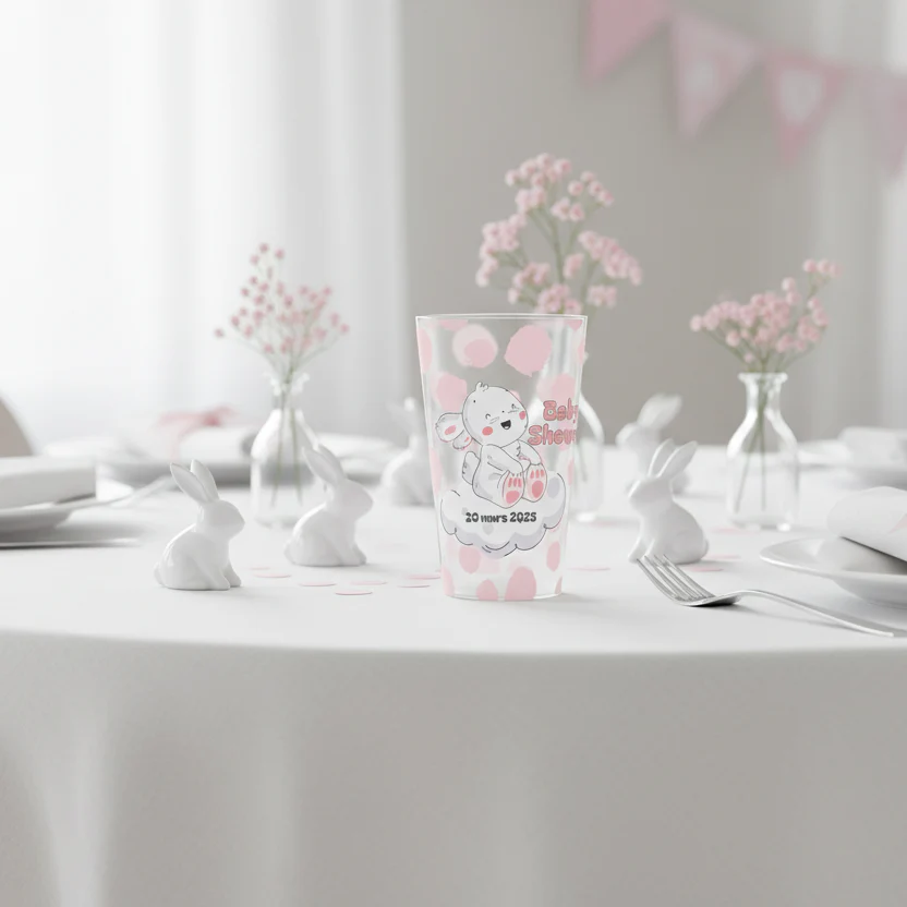Gobelet personnalisé Baby Shower Lapin Nuage - Image 2
