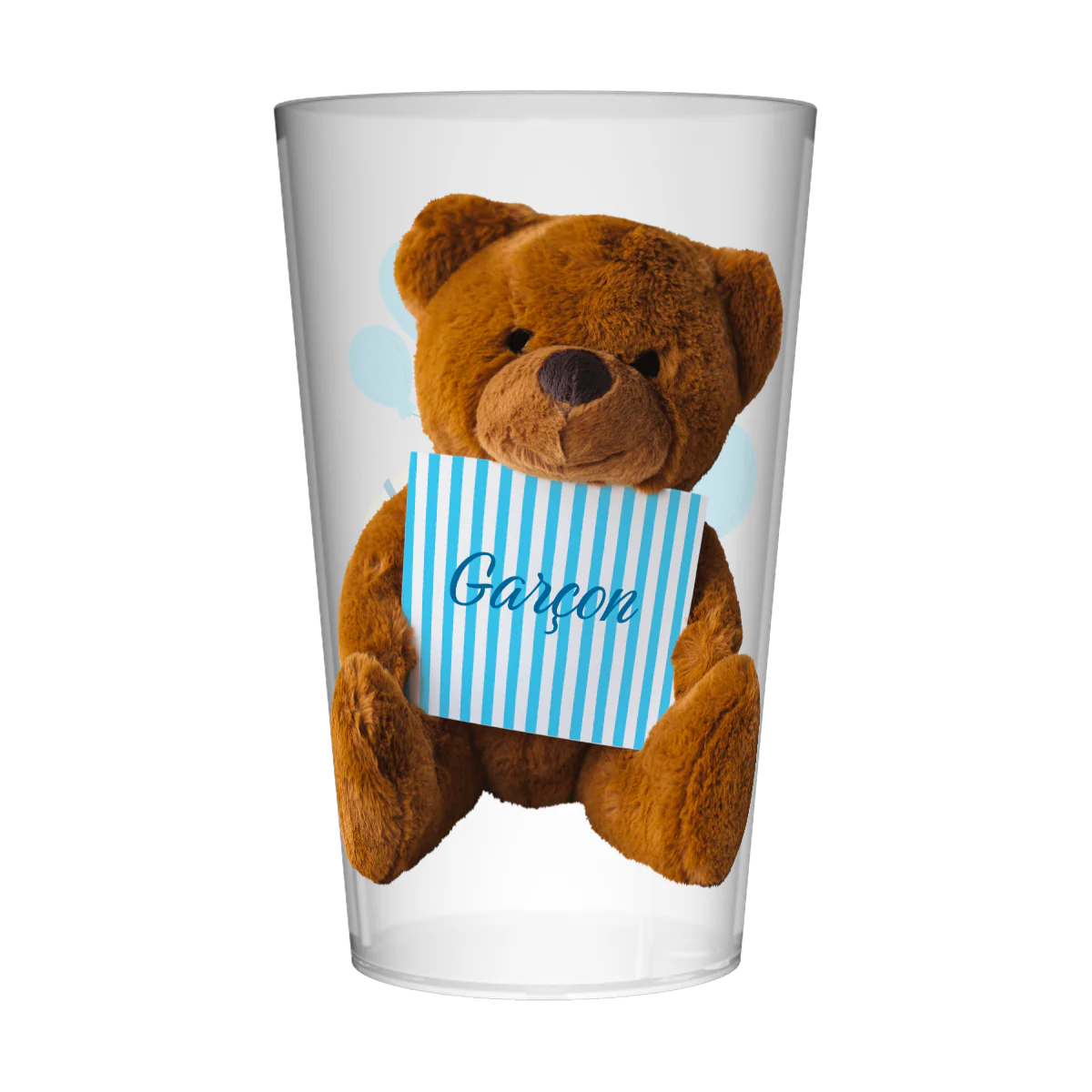 Gobelet personnalisé Baby Shower Peluche