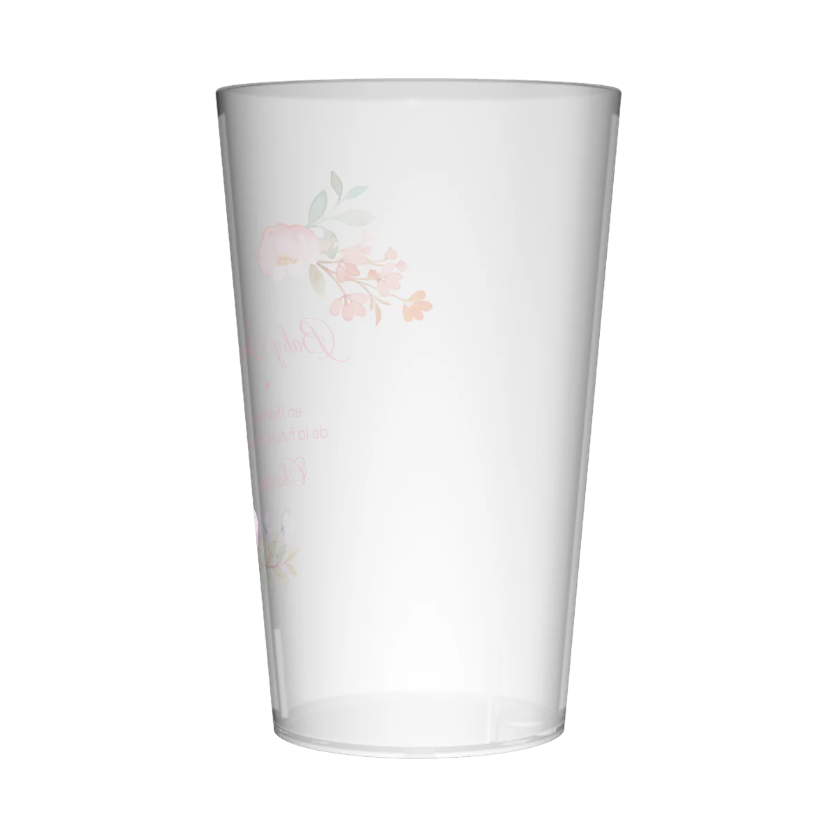 Gobelet personnalisé Baby Shower Rose - Image 3