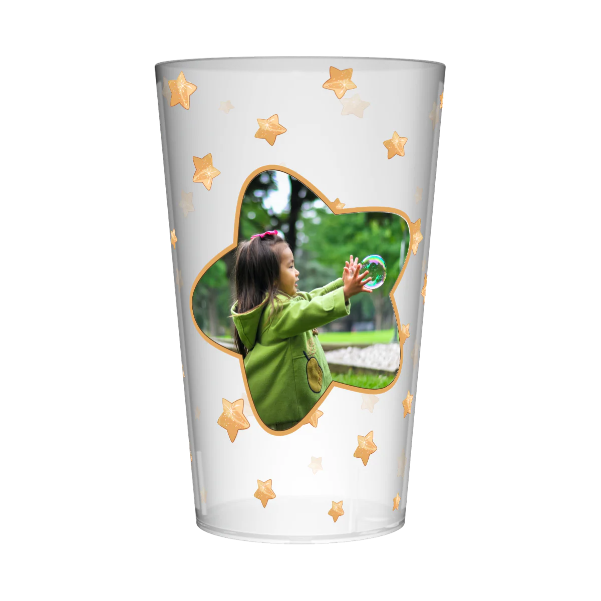 Gobelet personnalisé Baptême Étoiles