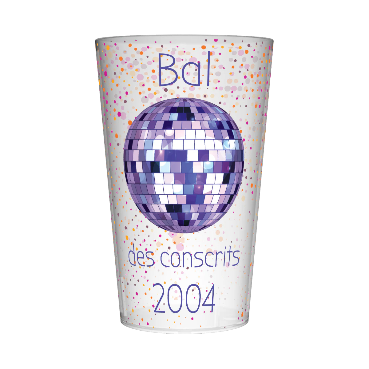 Gobelet personnalisé Conscrit Disco