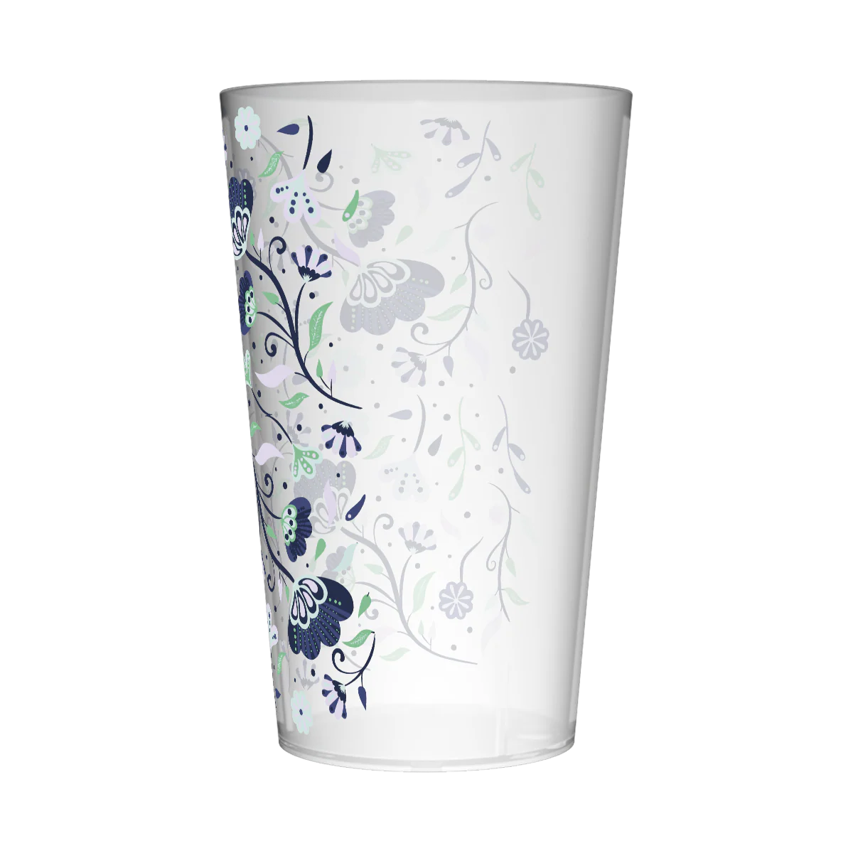 Gobelet personnalisé Déco Fleurs Bleues - Image 3