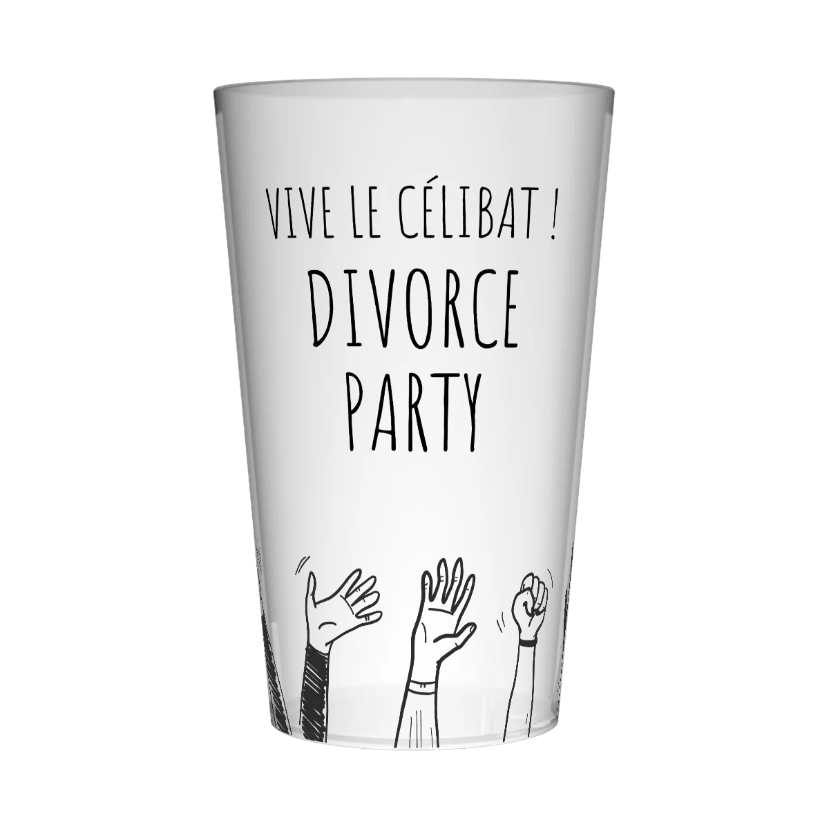 Gobelet personnalisé Divorce Party Holà