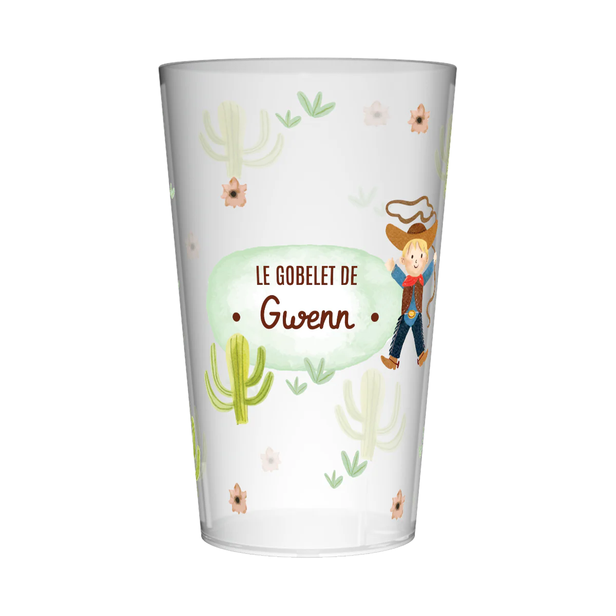 Gobelet personnalisé Enfant Cowboy