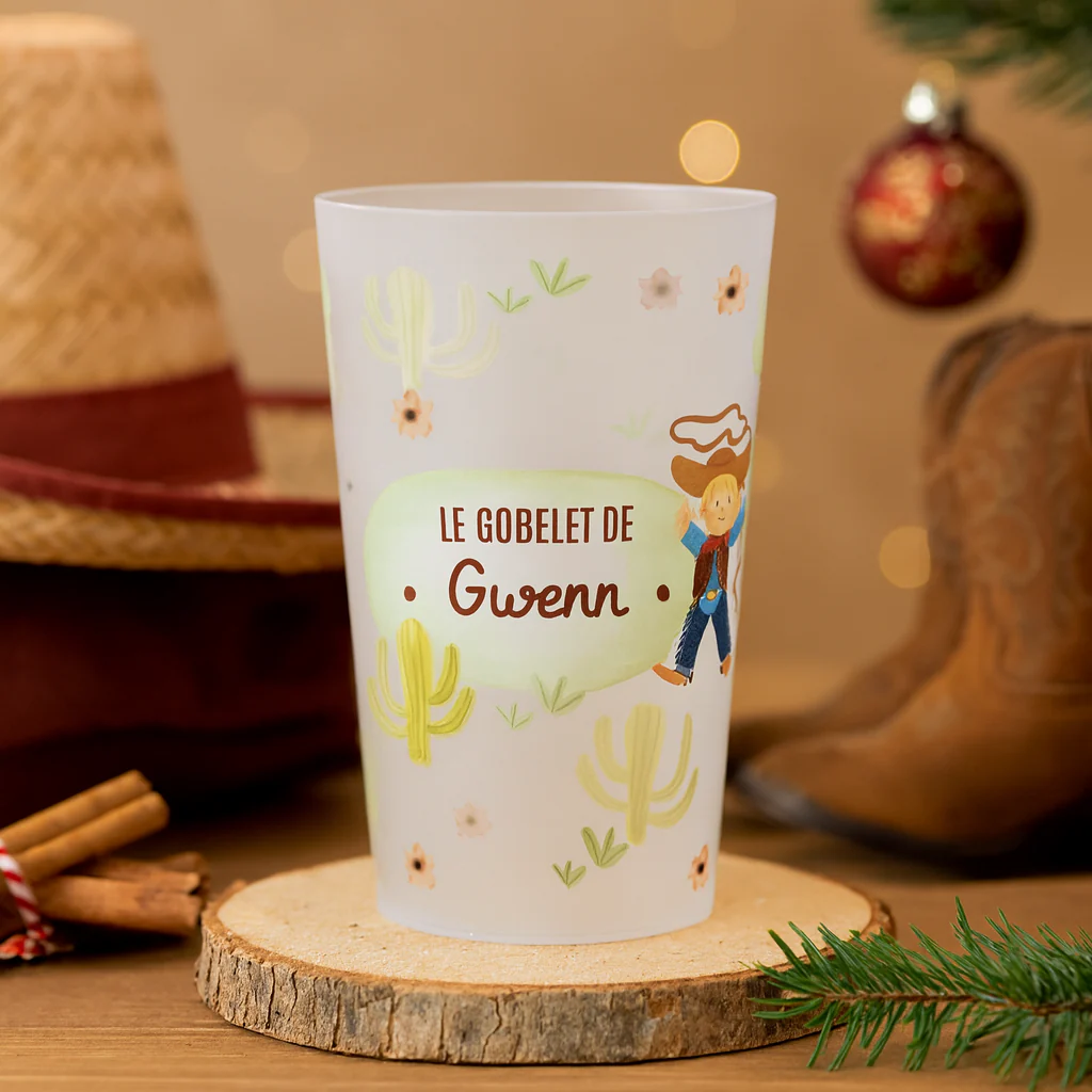 Gobelet personnalisé Enfant Cowboy - Image 2