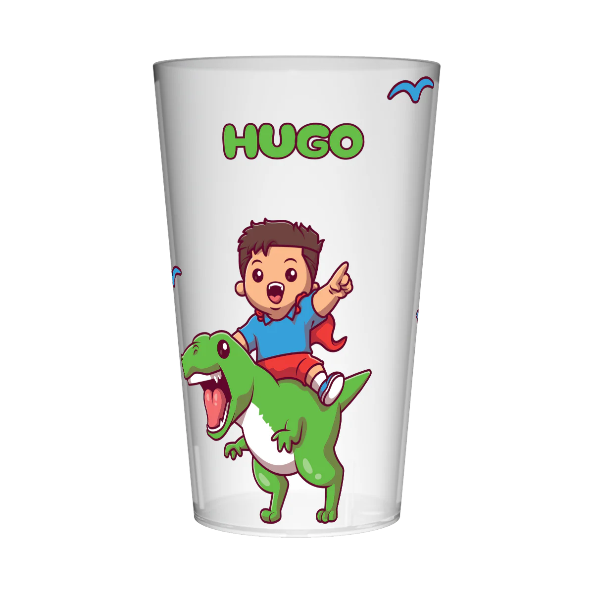 Gobelet personnalisé Enfant Dino Vert