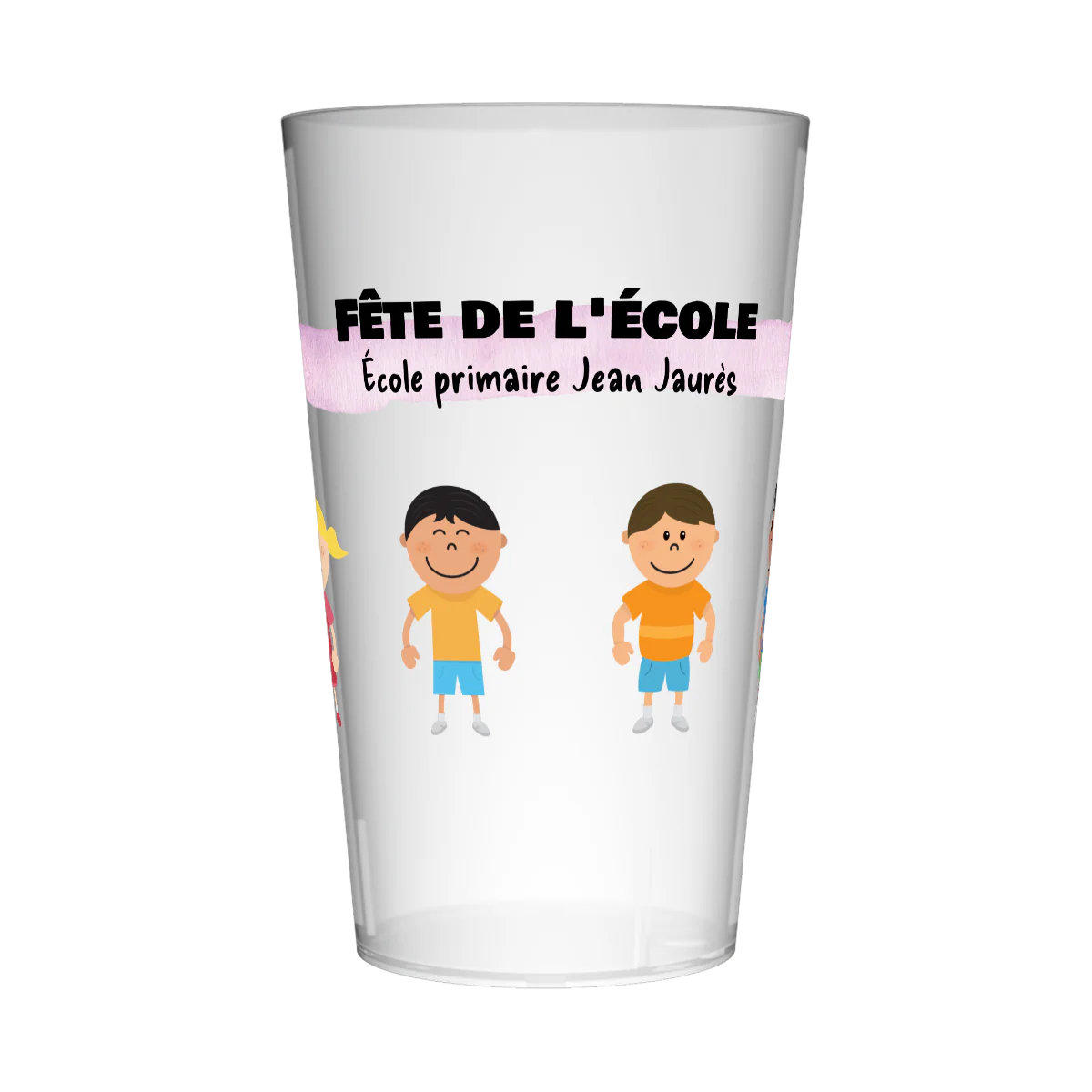 Gobelet personnalisé fête des écoles Elèves
