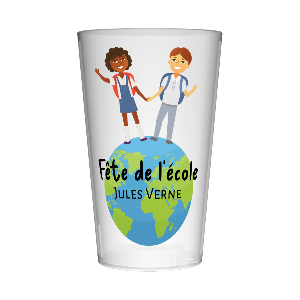 Gobelet personnalisé Fête des écoles Planète