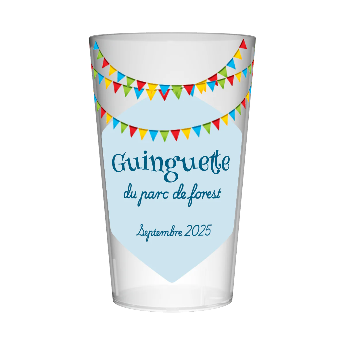 Gobelet personnalisé Guinguette Multicolore