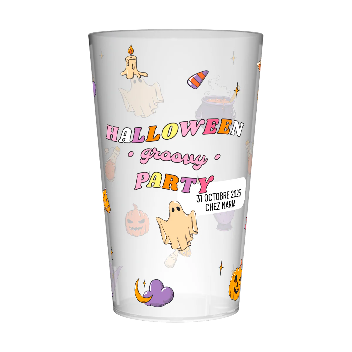 Gobelet personnalisé Halloween Multicolore