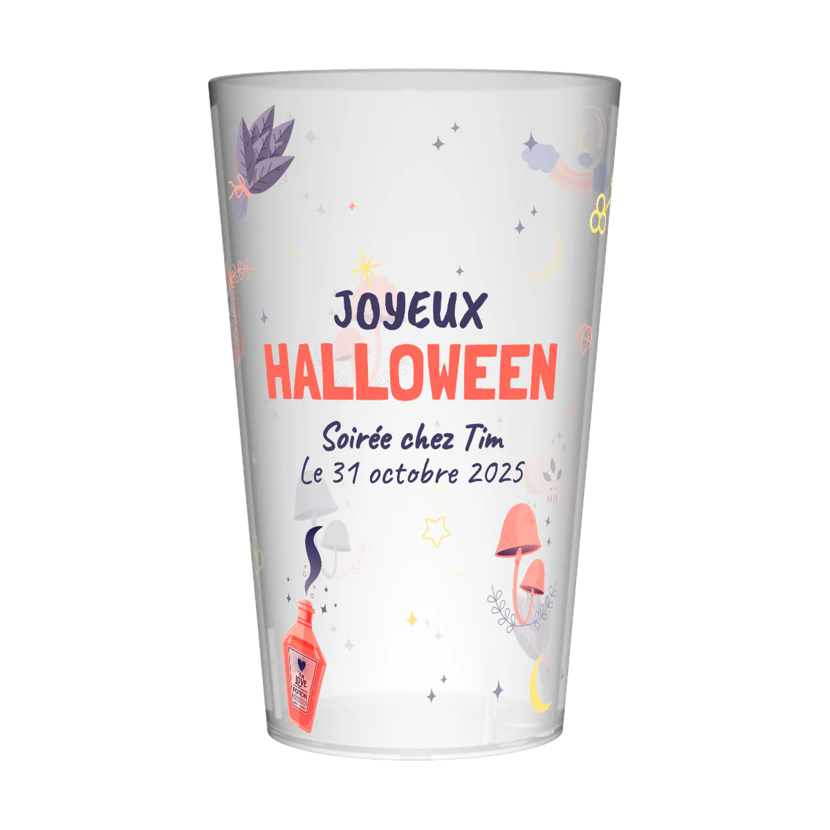 Gobelet personnalisé Halloween Potion