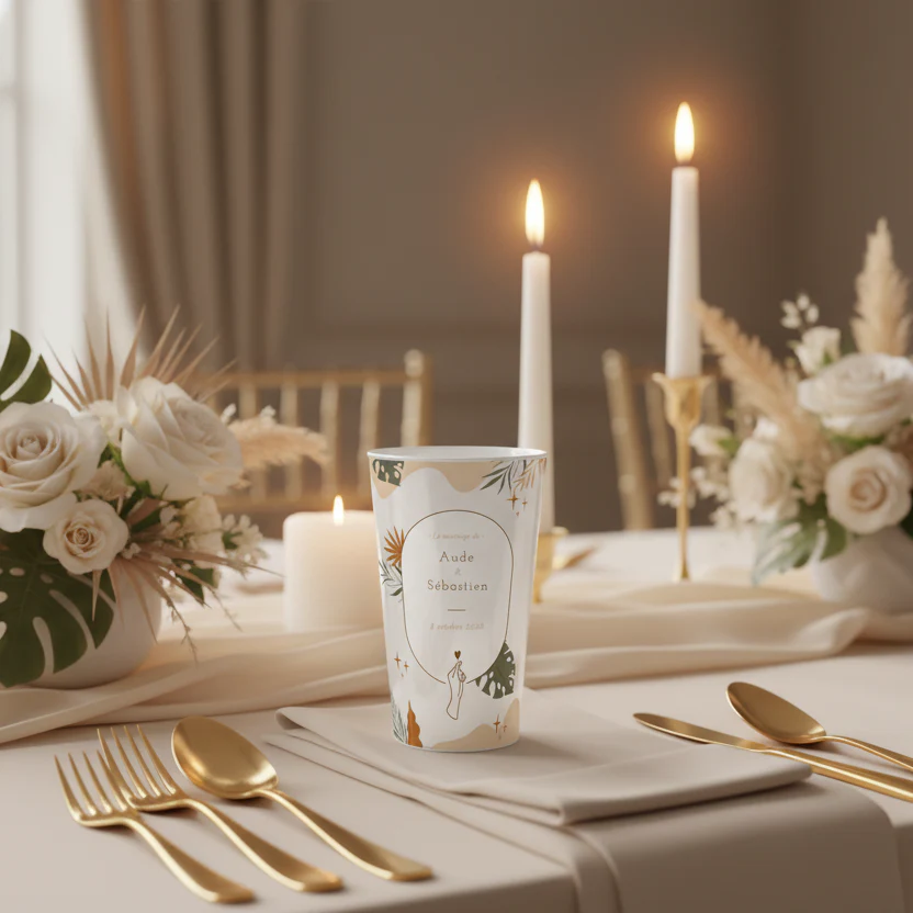 Gobelet personnalisé Mariage Automnal - Image 2