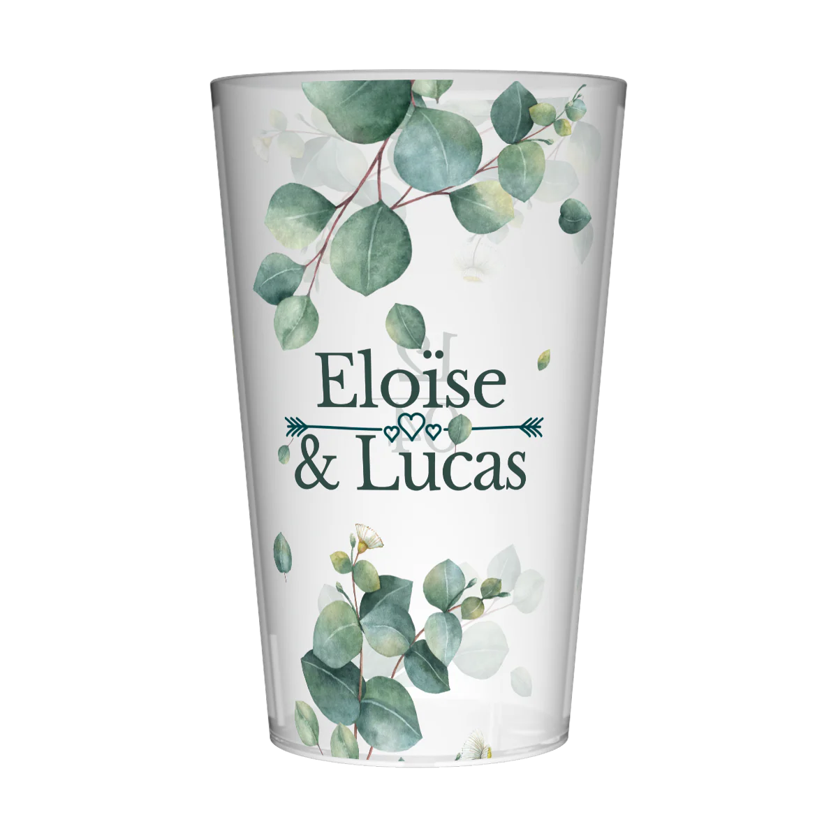 Gobelet personnalisé Mariage Branche Fleuri