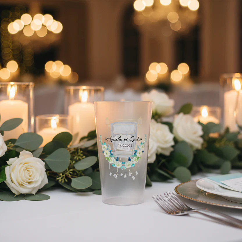 Gobelet personnalisé Mariage Calèche - Image 2