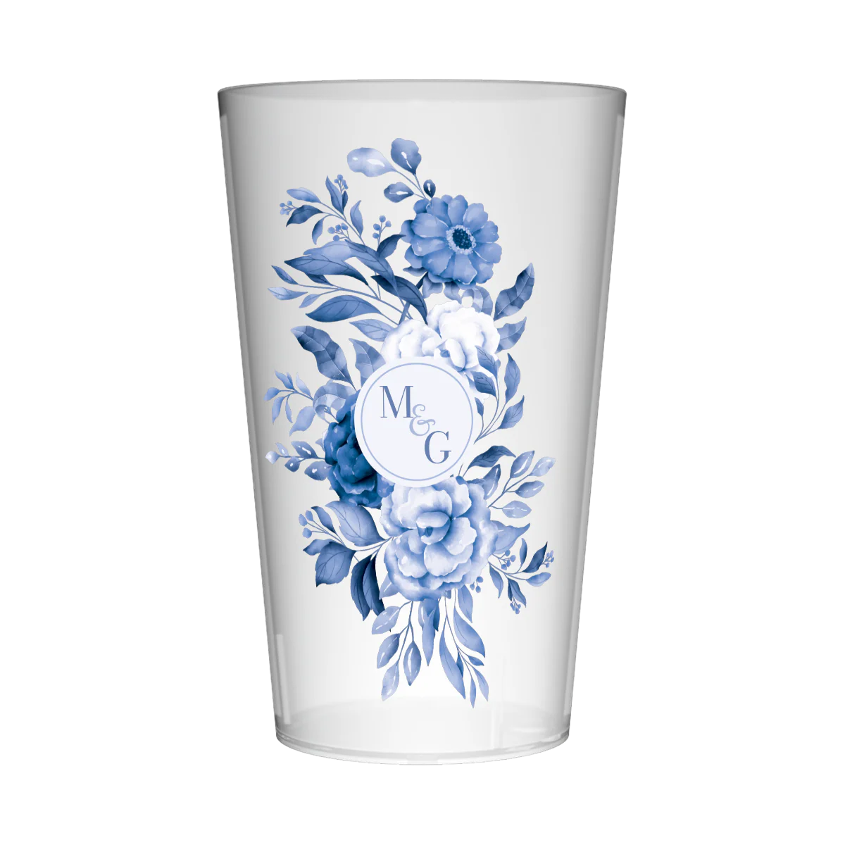 Gobelet personnalisé Mariage Chic Bleu