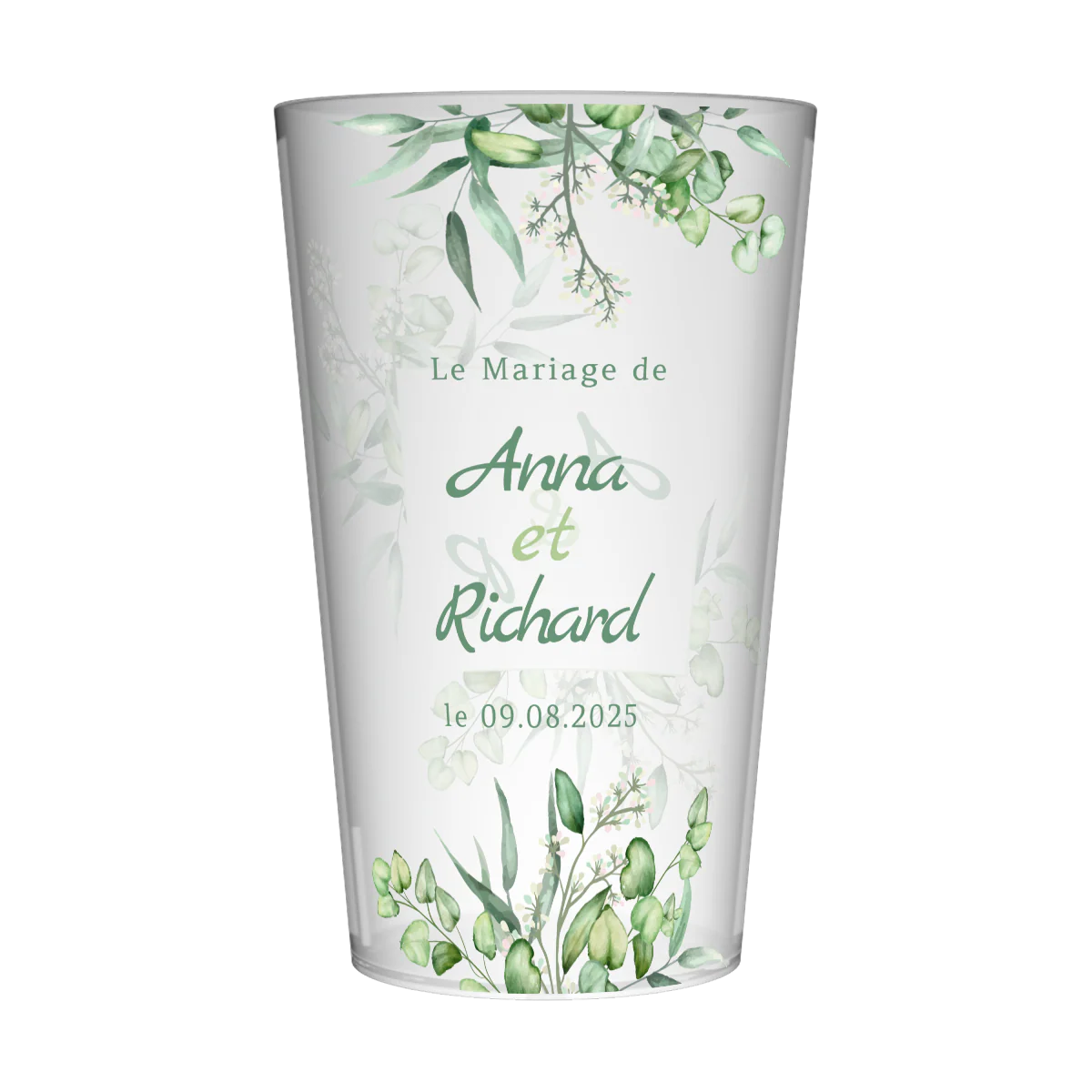 Gobelet personnalisé Mariage Chic & Champêtre