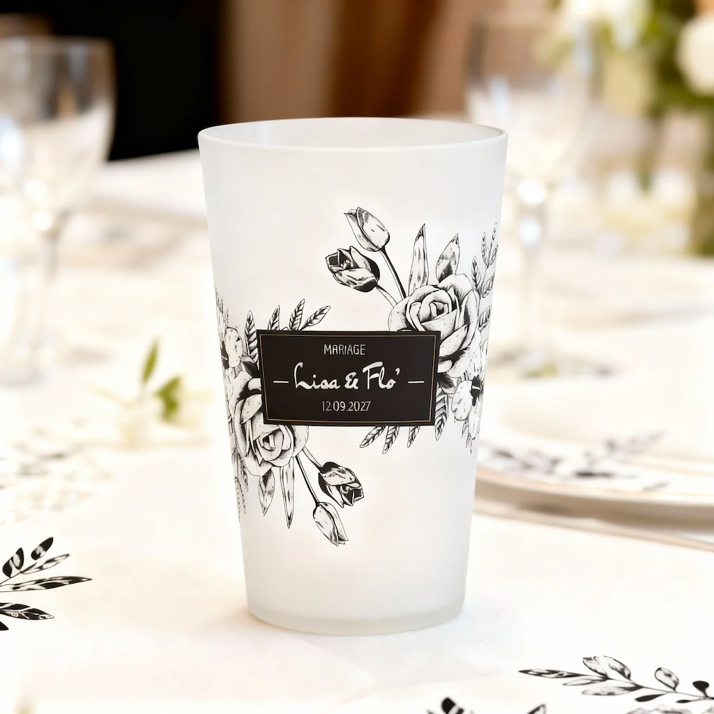 Gobelet personnalisé Mariage Contraste - Image 2