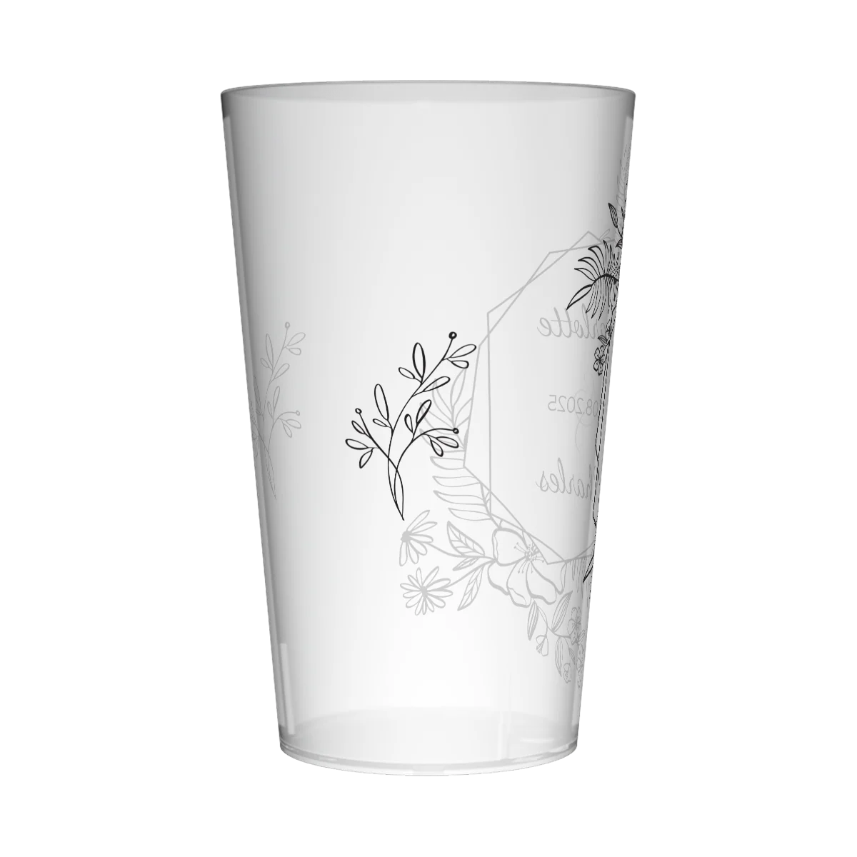Gobelet personnalisé Mariage Design épuré - Image 4