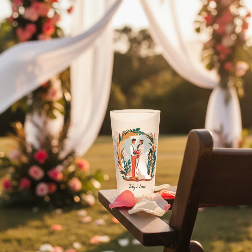 Gobelet personnalisé Mariage Feuillage - Image 2