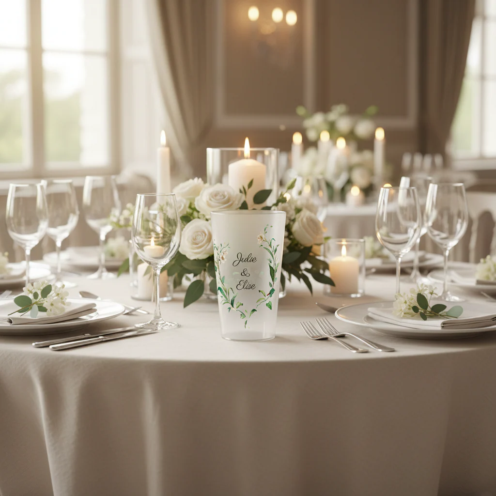 Gobelet personnalisé Mariage Fleur Sauvage - Image 2