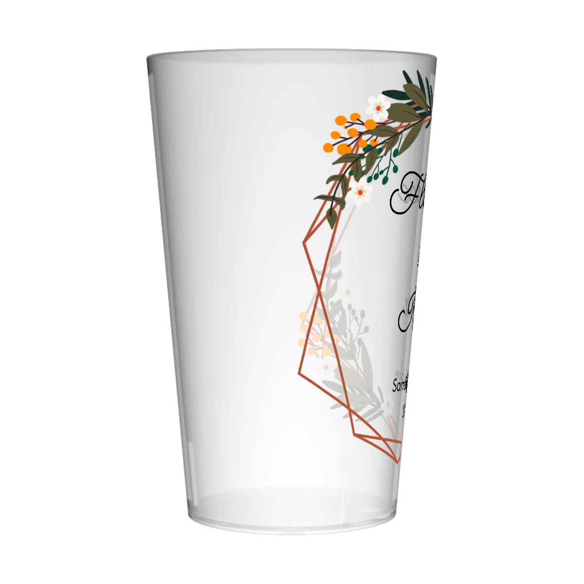 Gobelet personnalisé Mariage Flowers - Image 4