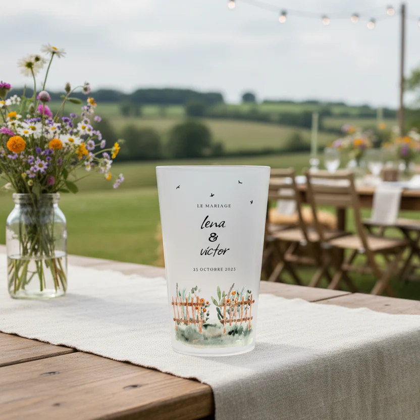 Gobelet personnalisé Mariage Jardin - Image 2