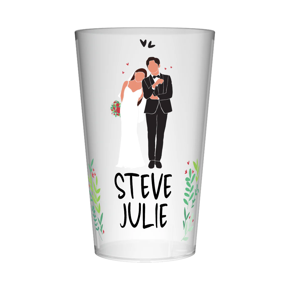 Gobelet personnalisé Mariage Les Mariés