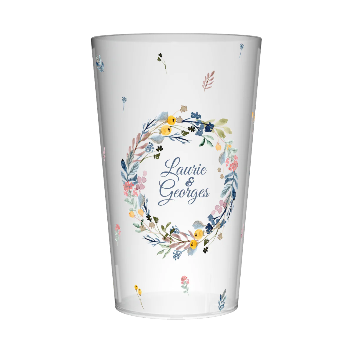 Gobelet personnalisé Mariage Mini Fleurs