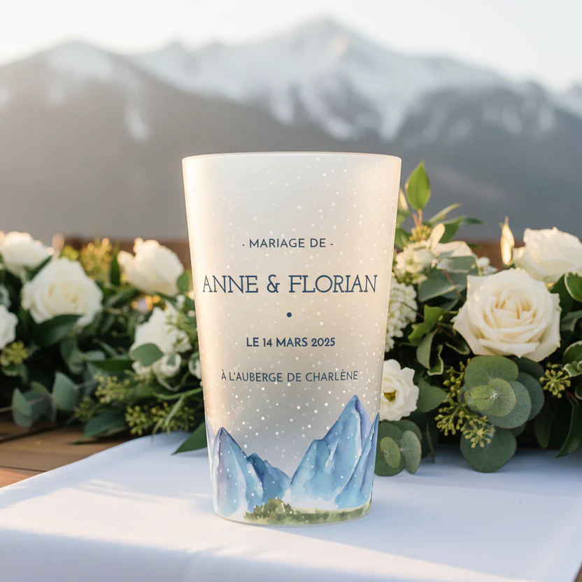 Gobelet personnalisé Mariage Montagne - Image 2