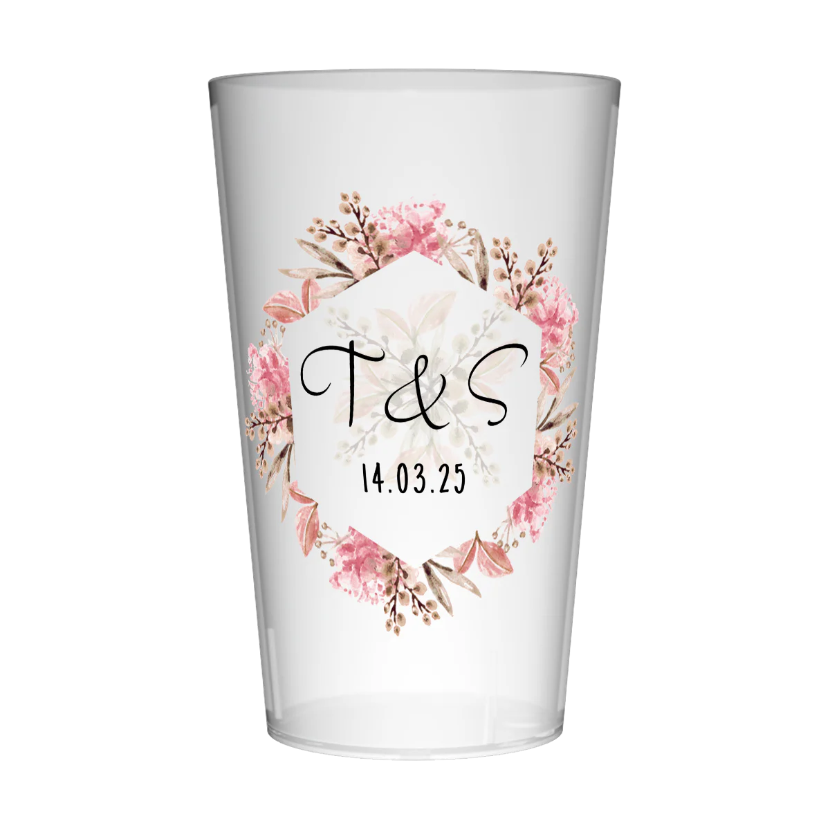 Gobelet personnalisé Mariage Pastel