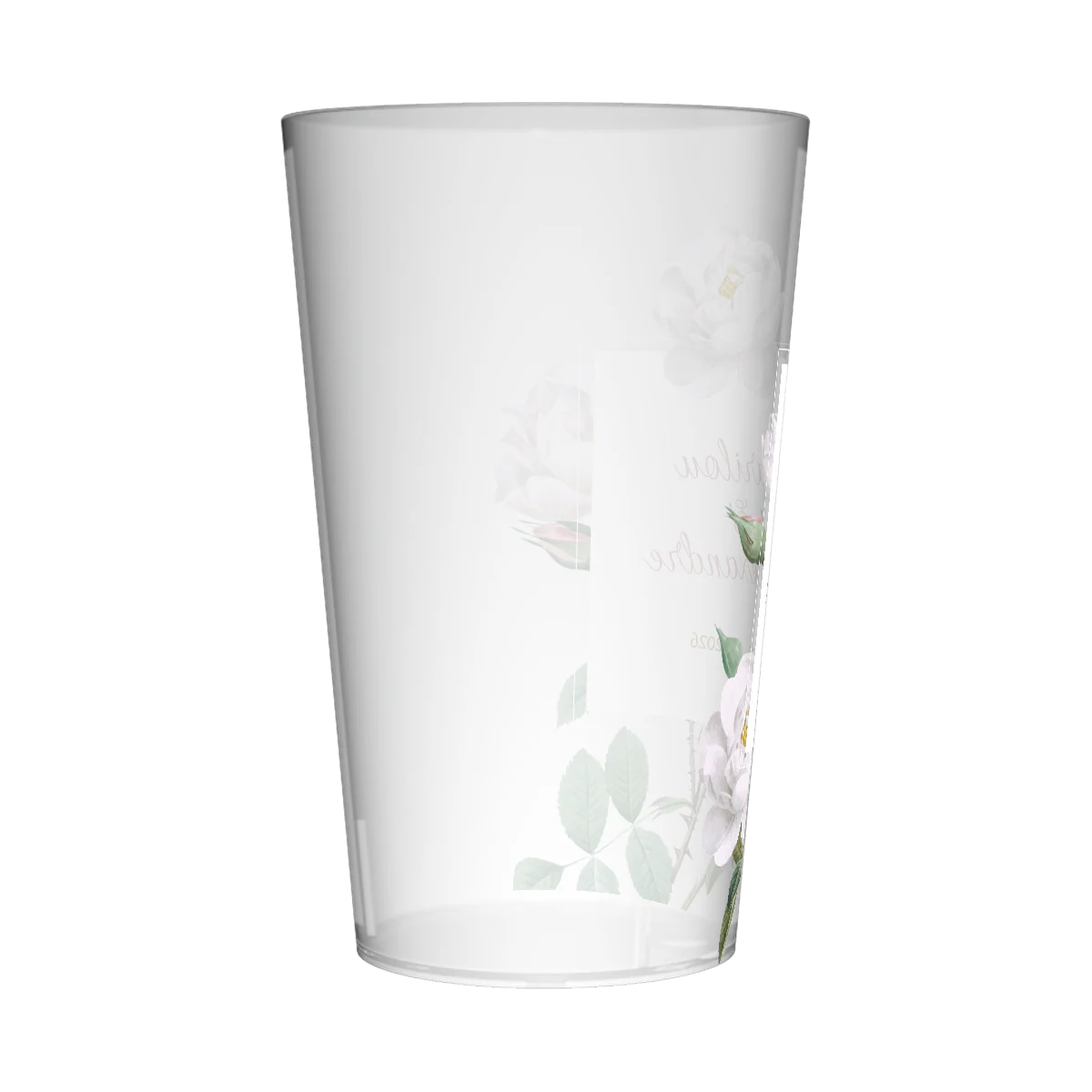 Gobelet personnalisé Mariage Pivoine Blanche - Image 3