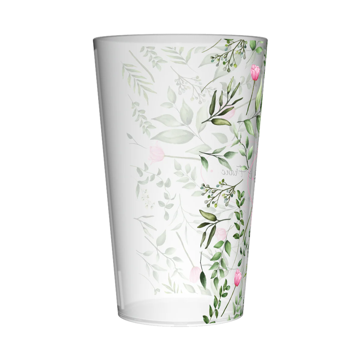 Gobelet personnalisé Mariage Roses & Feuilles - Image 3