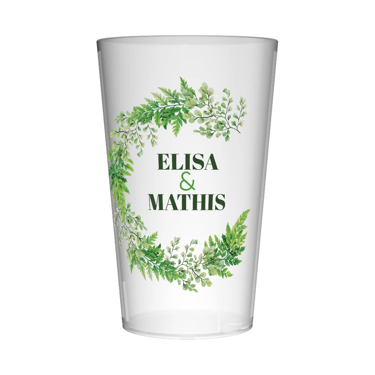 Gobelet personnalisé Mariage Vert