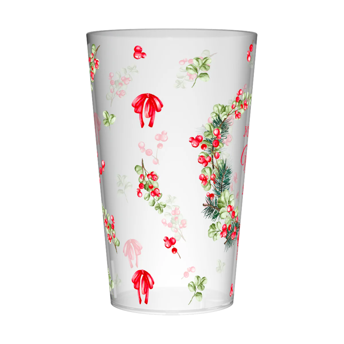 Gobelet personnalisé Noël Décoration & Houx - Image 4