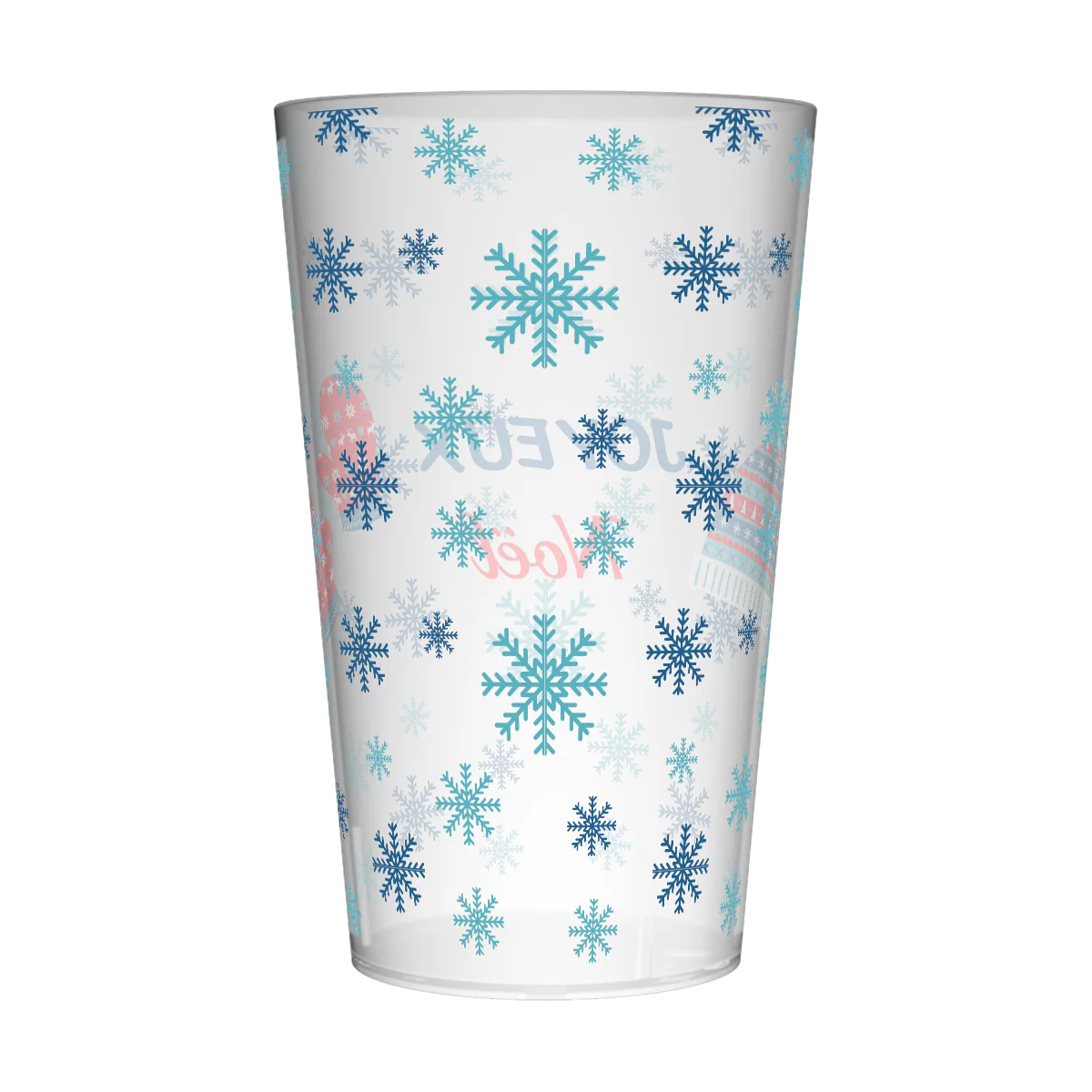 Gobelet personnalisé Noël Flocons - Image 3