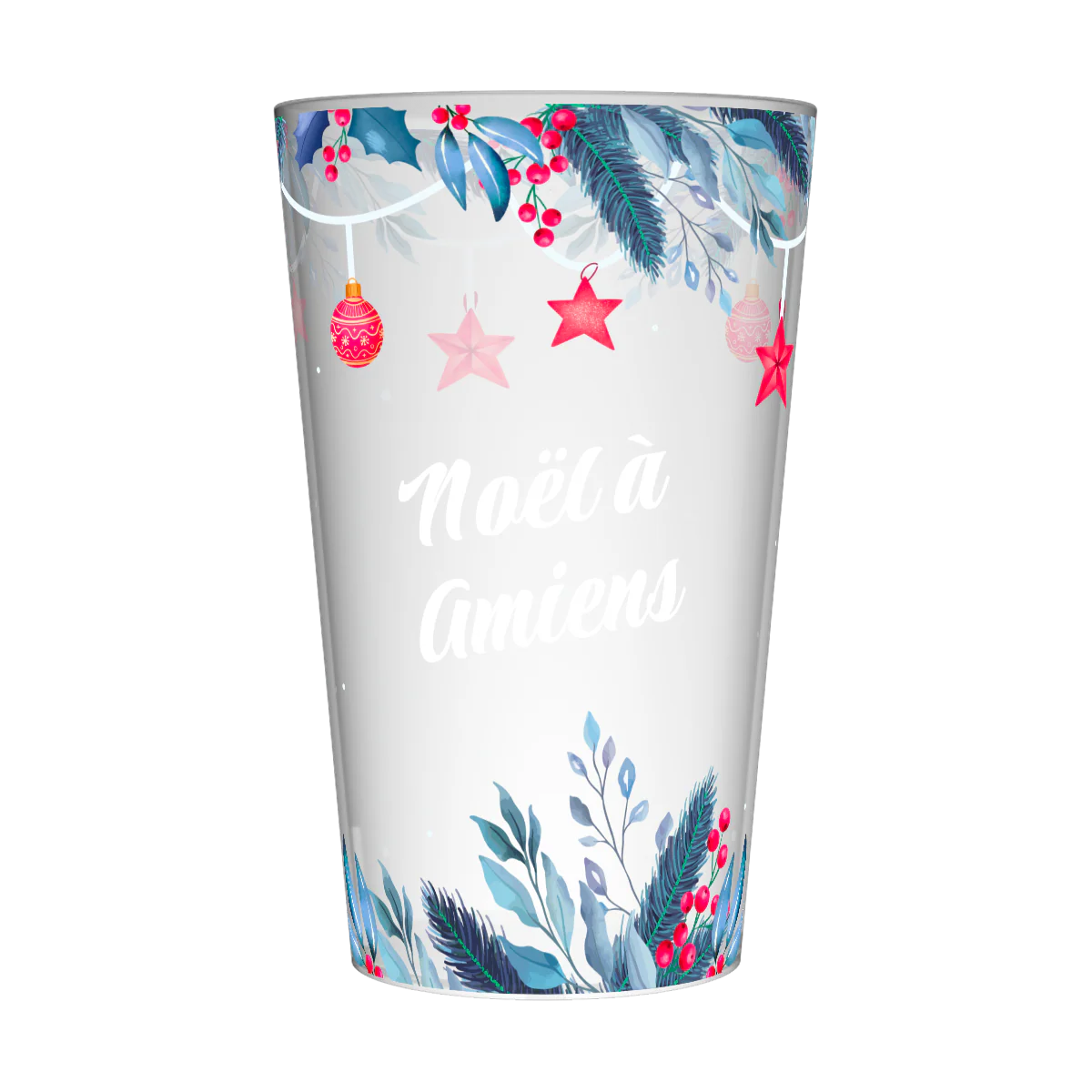 Gobelet personnalisé Noël Guirlande