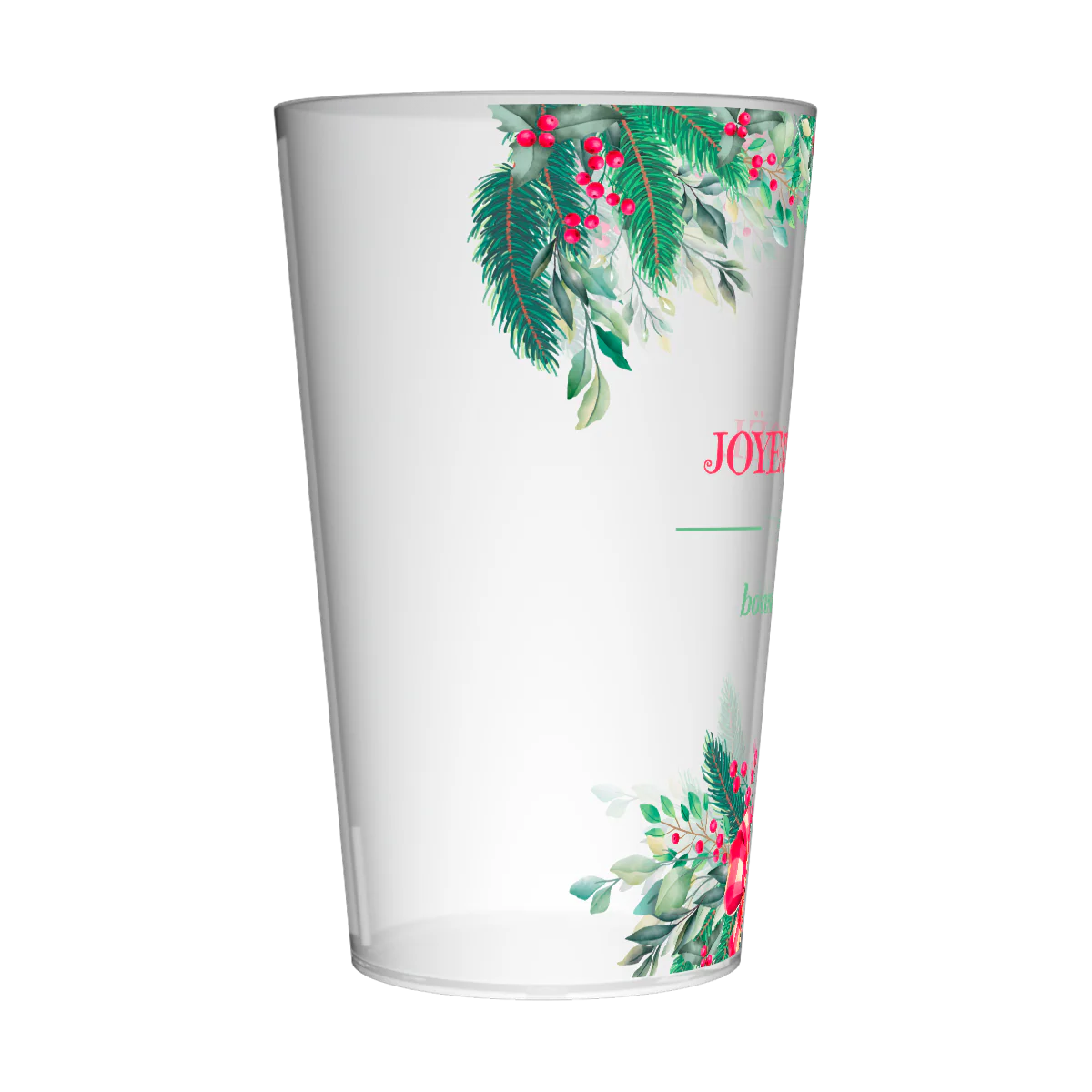 Gobelet personnalisé Noël Houx - Image 4